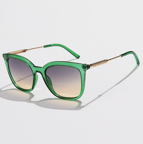 Gafas de sol huecas de metal unisex