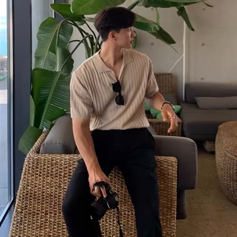 Men's Elegant Casual Polo Shirt – Modern Cut