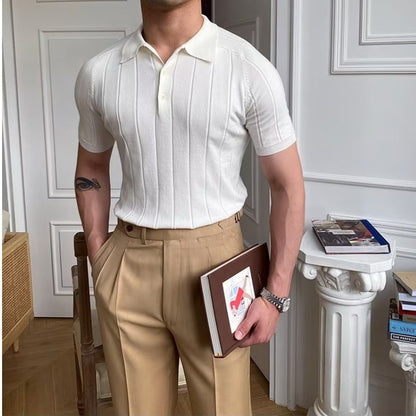 Polo Urbano de Moda para Hombre – Tendencia INS, Estilo Moderno y Versátil