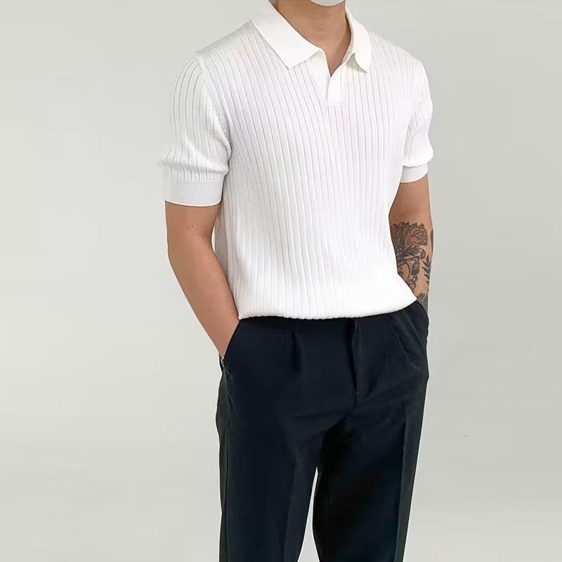 Men's Elegant Casual Polo Shirt – Modern Cut