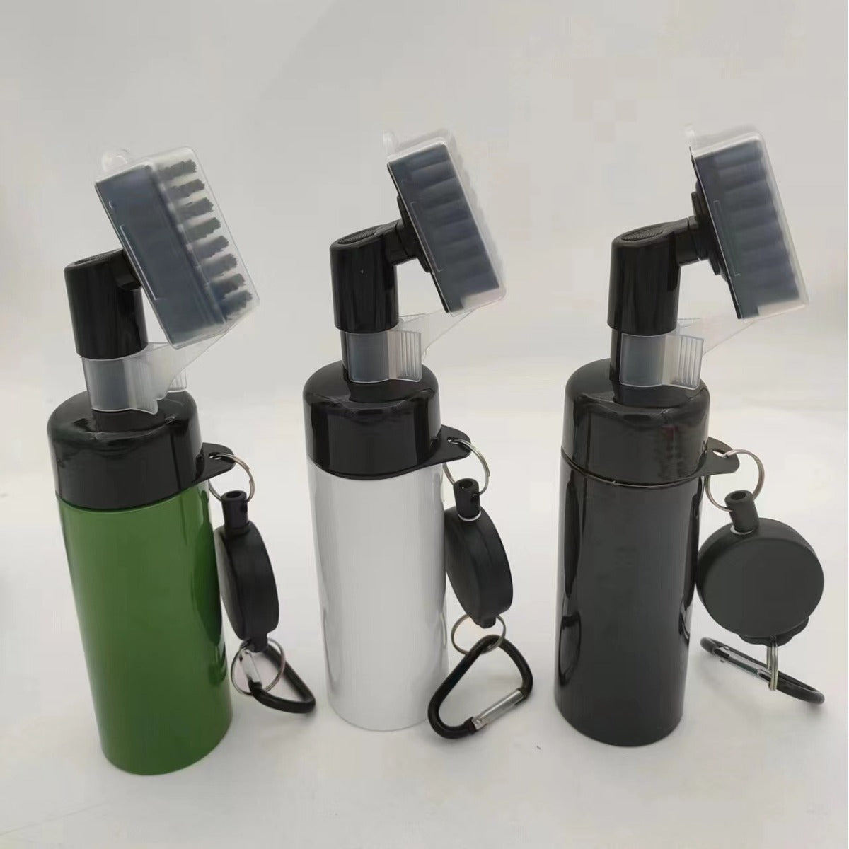 Herramienta Profesional de Limpieza para Palos de Golf – Cepillo con Spray