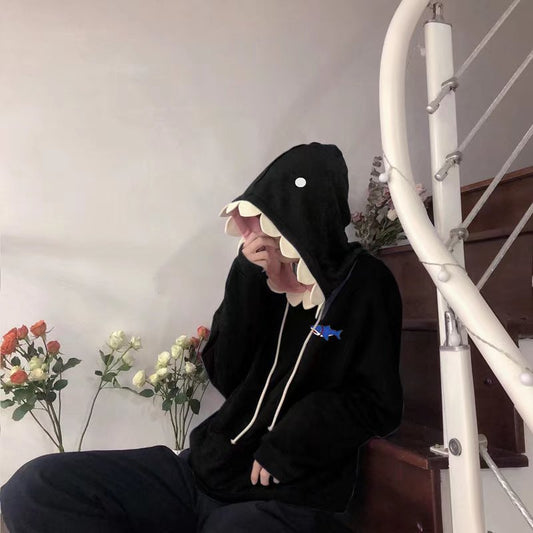 Conjuntos de pareja personalizados, jersey holgado de tiburón