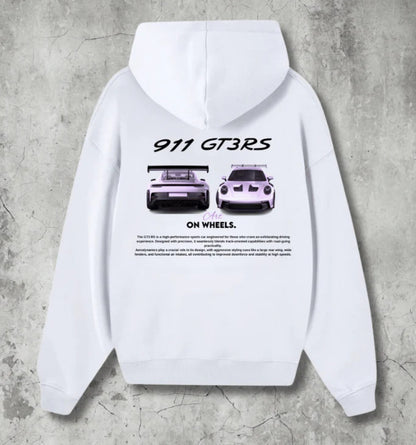 Sudadera con capucha de carros deportivos para hombre, moderna y holgada, informal y versátil.