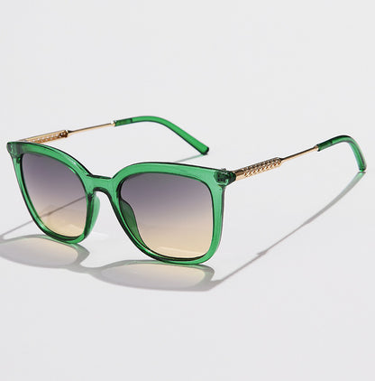 Gafas de sol huecas de metal unisex