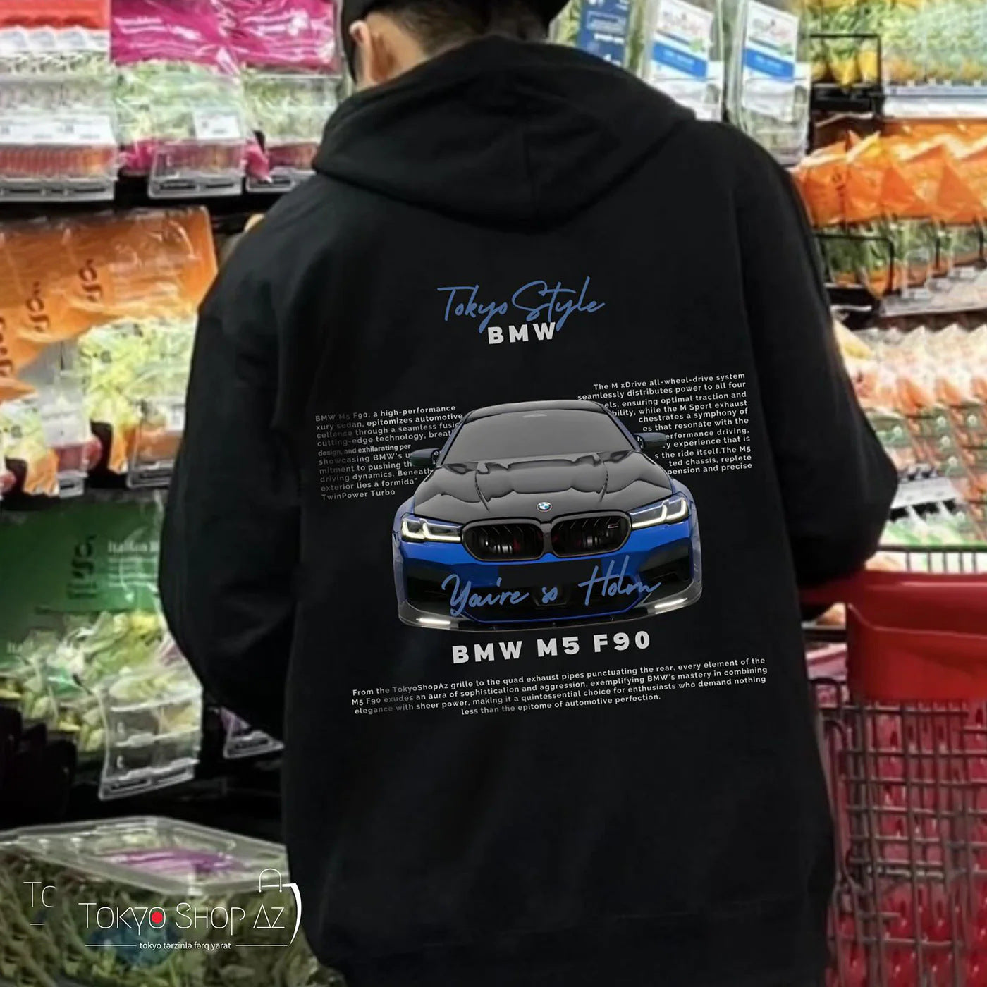 Sudadera con capucha de carros deportivos para hombre, moderna y holgada, informal y versátil.
