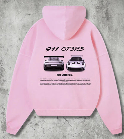 Sudadera con capucha de carros deportivos para hombre, moderna y holgada, informal y versátil.