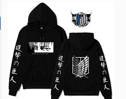 Jujutsu Kaisen Itadori Yuji Printed Fashion Plus Velvet Hoodies