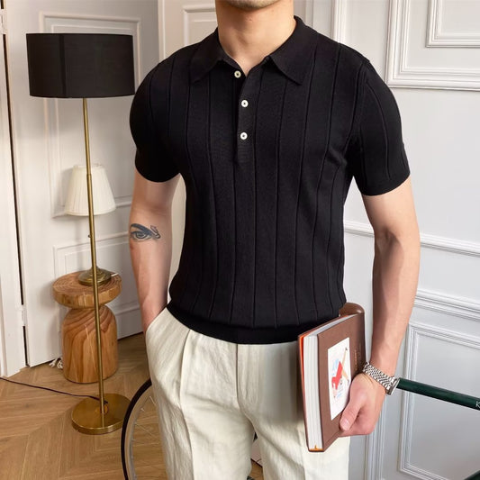 Polo Urbano de Moda para Hombre – Tendencia INS, Estilo Moderno y Versátil