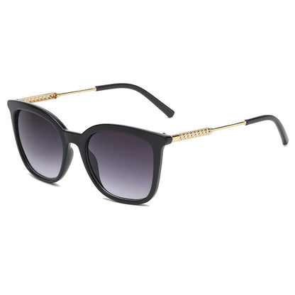 Gafas de sol huecas de metal unisex